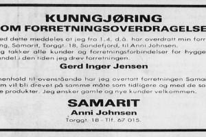 Bilde av Samarit - ny eier